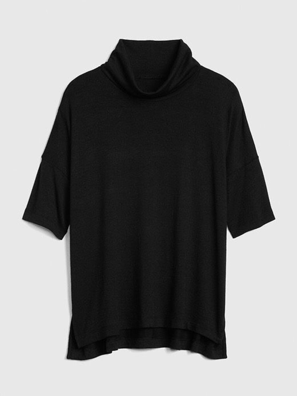 GAP Softspun Short Sleeve Cowl-Neck Top M